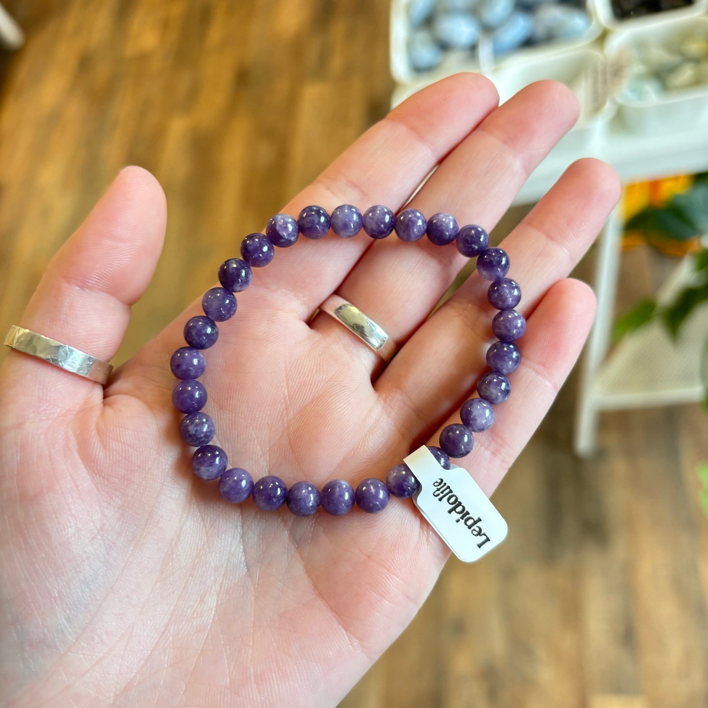 Lepidolite (Emotional Healing) Bracelet 6mm