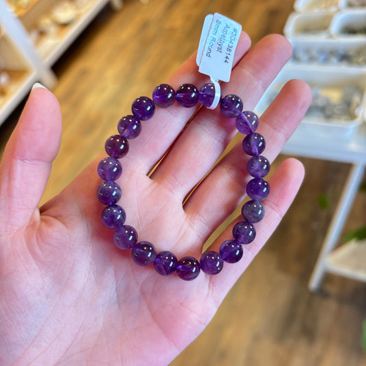 Amethyst (Tranquility) Bracelet 8mm