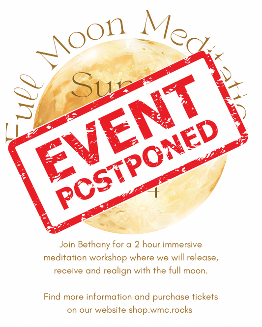 Full Moon Meditation Workshop: Release, Receive, and Realign | POSTPONED TO 10/11 from 5-7pm