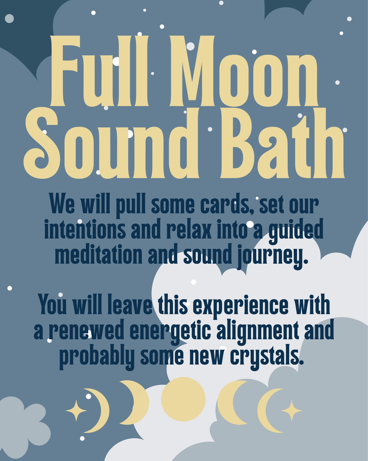 Full Moon Sound Bath | Sunday 10/25 from 5-6pm