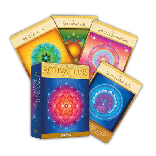 Sacred Geometry Activations Oracle by LON: Flashcards; 160 pages / English