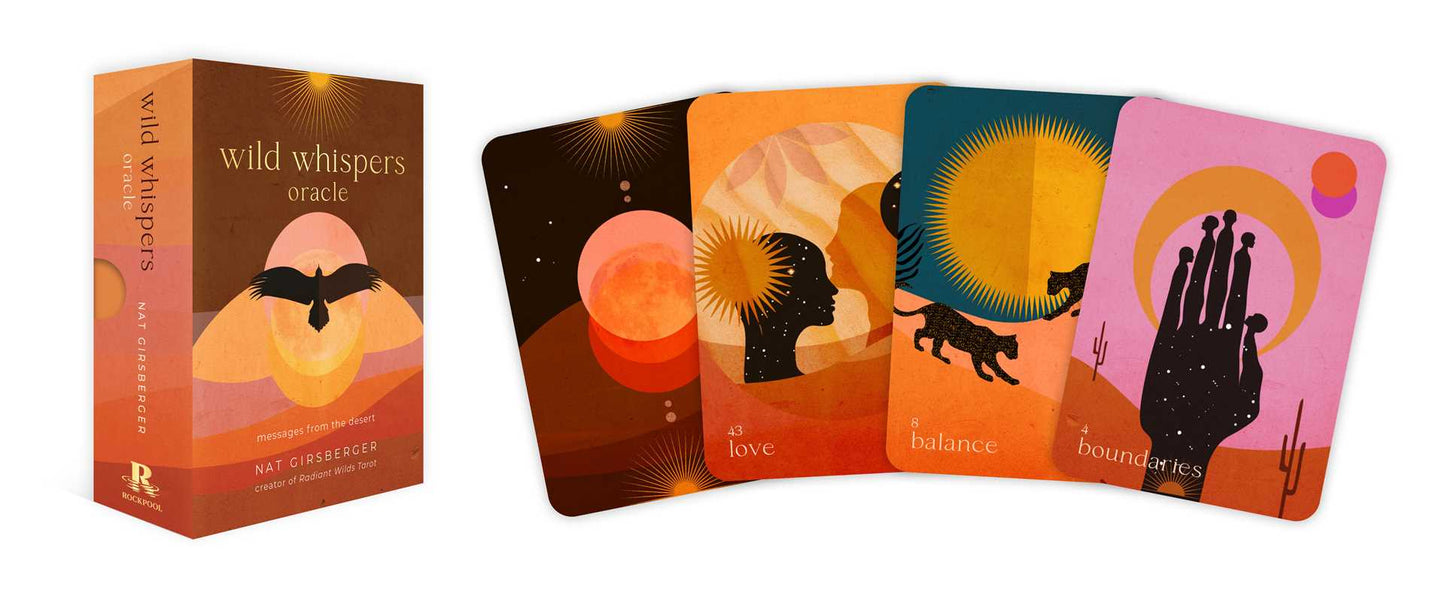 Wild Whispers Oracle by Nat Girsberger: Flashcards; 144 pages / English