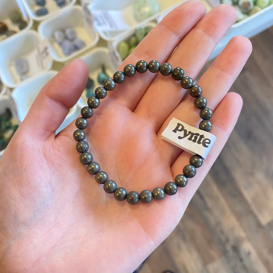 Pyrite (Manifestation) Bracelet 6mm