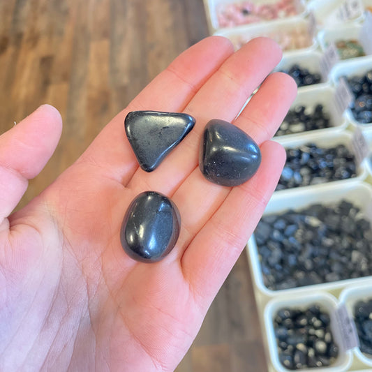 Shungite (EMF Protection) Tumbled