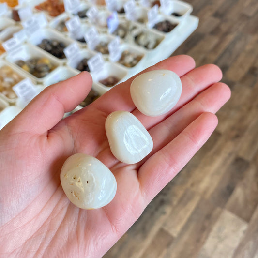 White Agate (Awakening) Tumbled